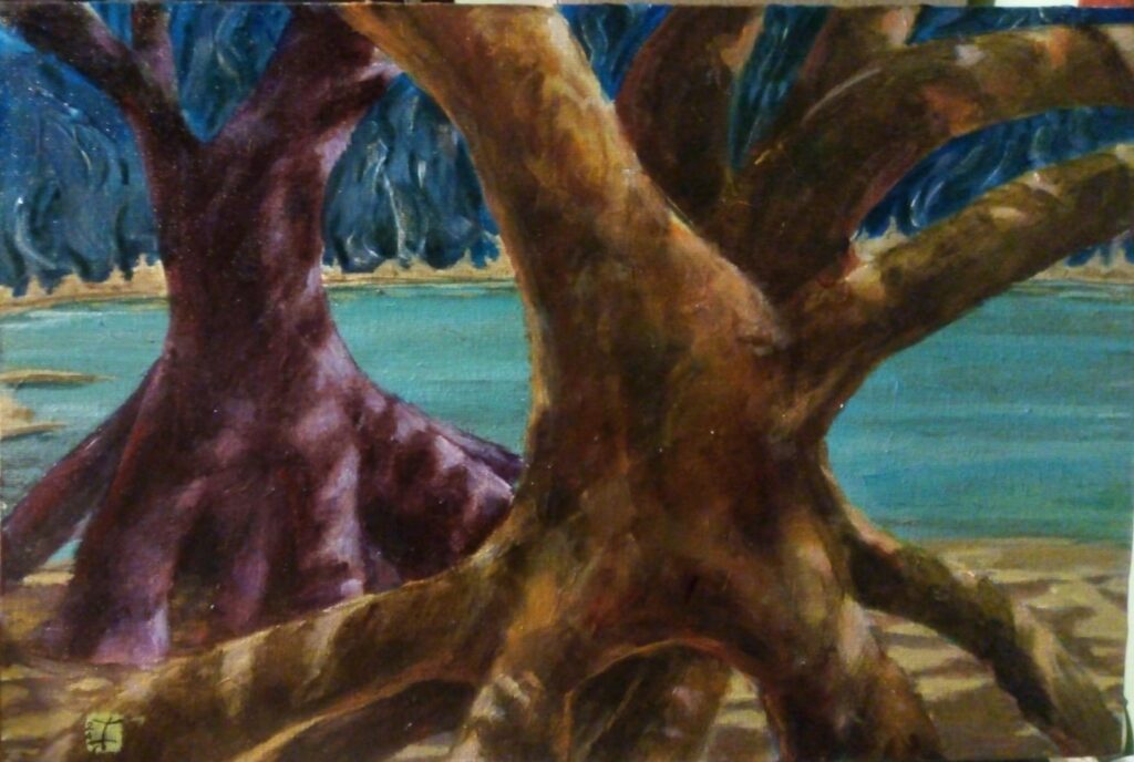 1. Árvores-Rio 8 - 20x30 cm - R$ 500,00